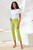 Tribal Solid Color Comfort Stretch Pull-On Kick Flare Capri Pants