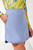 Tribal Dusty Blue Invisible Zippers Pull-On Skort