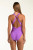 Sunshine 79 V-Plunge One Piece Swimsuit Lilac