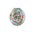 Allen Designs Multi-Color Sweet Rose Compact Mirror Pill Box