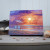 Glow Decor Orange Ocean Glow Beach LED Lighted Mini Lighted Tabletop Canvas