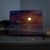 Glow Decor Orange Ocean Glow Beach LED Lighted Mini Lighted Tabletop Canvas