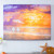 Glow Decor Orange Ocean Glow Beach LED Illuminated Wall Art