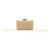 BC Bags Bamboo Snap Close Straw Box Purse