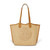 Brighton Blonde Bruna Straw & Leather Large Tote Purse