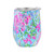 Lilly Pulitzer Stainless Steel Stemless Wine Glass Best Fishes
