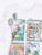 Vilagallo Side Bow Tropical Vacation Print T-Shirt Short Sleeve Top