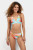 Trina Turk Cyclades Tropical Seascape Scene Reversible Banded Halter Swim Top