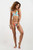 Trina Turk Cyclades Tropical Seascape Scene Reversible Banded Halter Swim Top