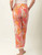 Spartina 449 Castillo Floral Abstract Maren Kick Flare Fringe Hem Pant