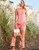 Spartina 449 Castillo Floral Abstract Maren Kick Flare Fringe Hem Pant