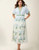 Spartina 449 Flagler Floral Sprigs Natalee Midi Dress