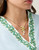 Spartina 449 Flagler Blue Floral Sprigs Natalee Short Sleeve Blouse
