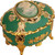 Splendid Cameo Oval Shaped Musical Jewelry Box