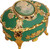 Splendid Cameo Oval Shaped Musical Jewelry Box