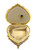 Splendid Porcelain Rose Jewel Pink & Gold Musical Jewelry Box