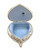 Splendid Jeweled Intricate Silver Heart Musical Jewelry Box
