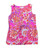 Jude Connally Stained Glass Hot Pink & Gold Alexa Sleeveless Top