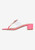 J Renee Flami Jeweled Pink Flamingo Thong Low Heel Sandals