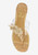 J Renee Beeutiful Gold Bumble Bee Cork Thong Low Heel Sandal