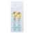 Two's Company Seafoam Coral Handles Spoons Set of 2