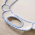 Two's Company French Blue Bamboo Trim Serving Platter
