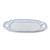 Two's Company French Blue Bamboo Trim Serving Platter