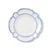 Two's Company French Blue Bamboo Trim Dinner Plate Set of 4