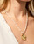 Spartina 449 Gold Harp Shell Pearl Necklace