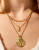Spartina 449 Layered Gold Scallop Shell Necklace