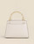 Spartina 449 Siren Isla Gold Bamboo Top Handle Crossbody Shell Cream Purse