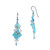 Deveer Fused Glass Katonah Earrings sea blue