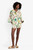 Trina Turk Flamingo Fizz Norry Peasant Sleeve Blouse Top
