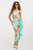 Trina Turk Cyclades Greek Isles Scene Swimsuit Sarong Pareo Cover Up