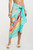 Trina Turk Cyclades Greek Isles Scene Swimsuit Sarong Pareo Cover Up