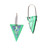 DeVeer Fused Glass Luxe Earrings green