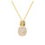 Ocean Jewelry CZ Pineapple 14KT Vermeil Gold Necklace