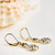 Ocean Jewelry CZ Pineapple 14Kt Gold Vermeil Drop Earrings