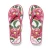 Brighton Petal Flower Fuchsia Color Platform Flip Flops