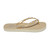 Brighton Golden Hearts Crystals Pearls Flat Flip Flops