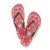 Brighton Butterfly Adornment Scarf Red Flip Flop Sandals