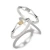 Brighton Meridian Classic Hinged Silver Gold Pave Crystal Bangle Bracelet