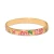 Brighton Enamel Rose Petal Gold Bangle Bracelet