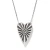 Brighton Love Message B Radiant Reversible Silver Crystal Necklace