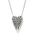 Brighton Love Message B Radiant Reversible Silver Crystal Necklace
