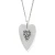 Brighton Love Messages B You Crystal Quartz Silver Necklace