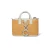 Brighton Rose Petal Straw Micro Mini Crossbody Purse