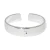 Brighton B You Hinged Silver and Crystal Hearts Bangle Bracelet