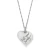 Brighton Trust Your Journey Multi Color Crystal Heart Pendant Silver Necklace