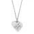 Brighton Trust Your Journey Multi Color Crystal Heart Pendant Silver Necklace